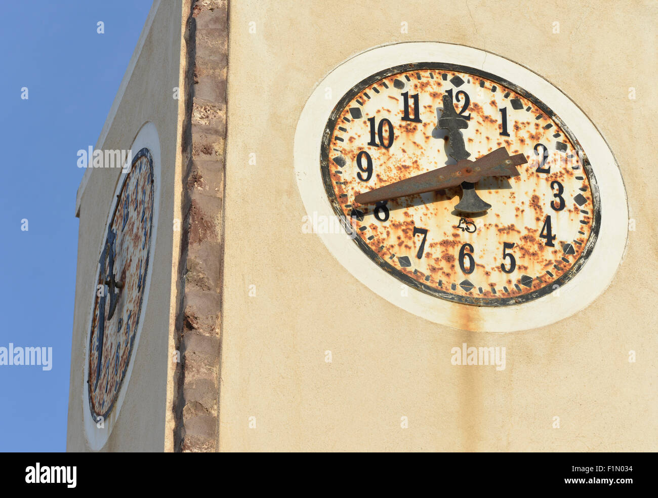Clock tower oia city hi-res stock photography and images - Alamy