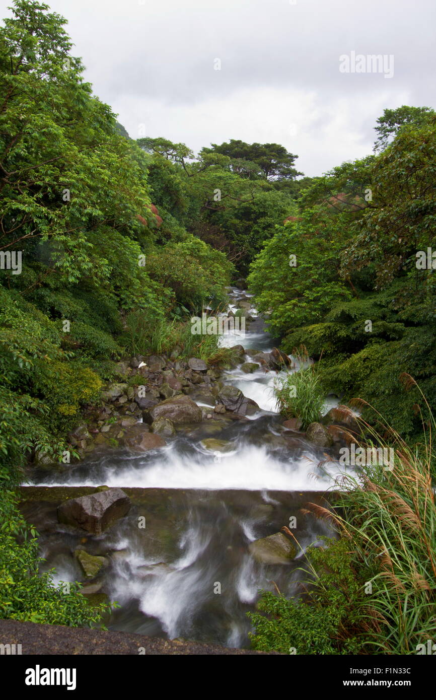 natural balian stream in Taiwan Stock Photo - Alamy