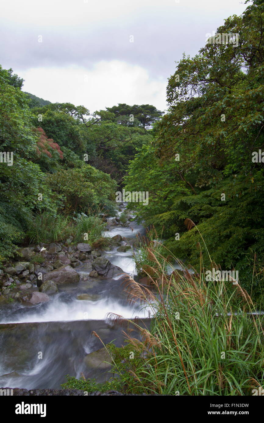 natural balian stream in Taiwan Stock Photo - Alamy