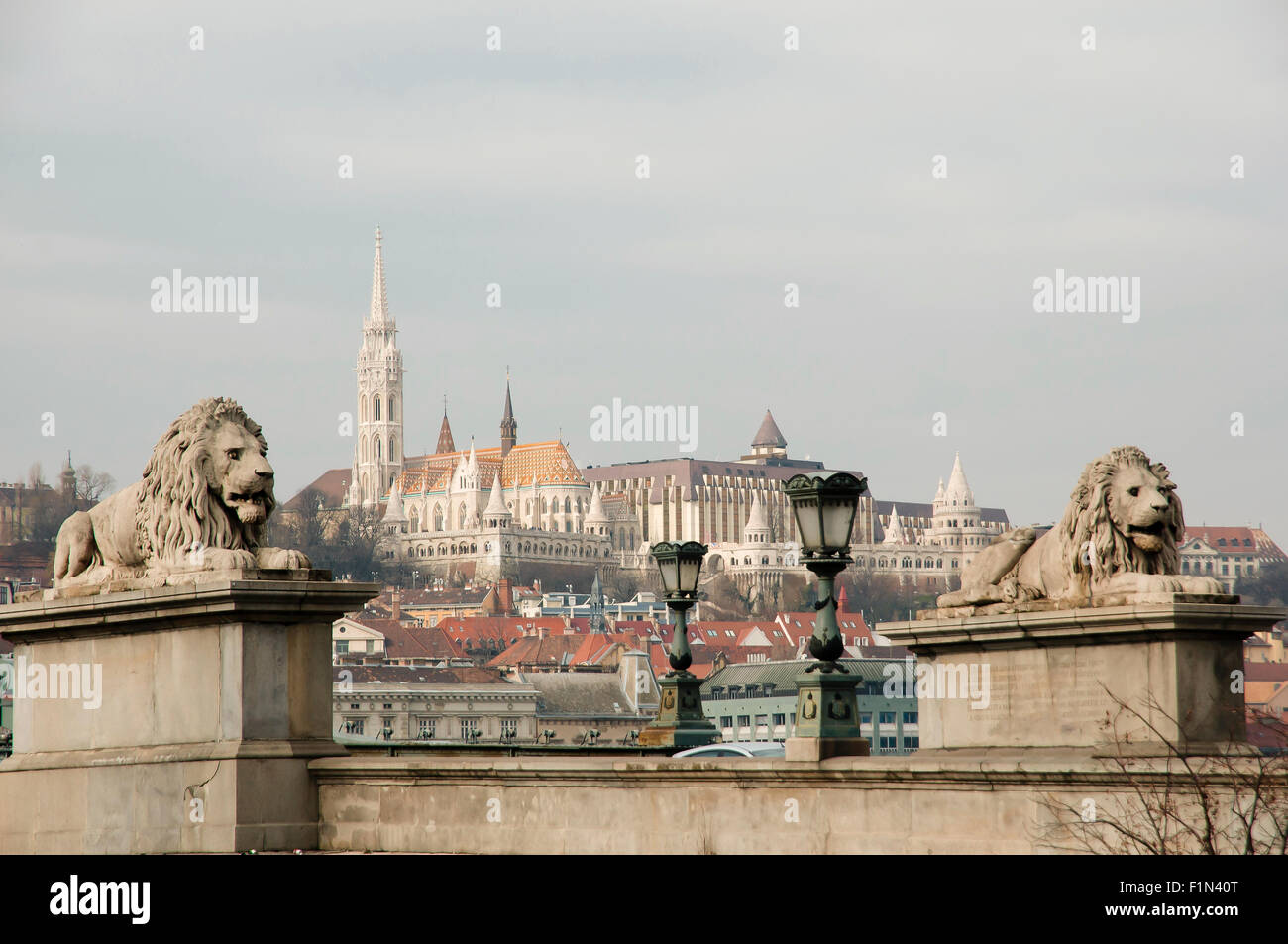 Chain bridge and buda castle hi-res stock photography and images - Alamy