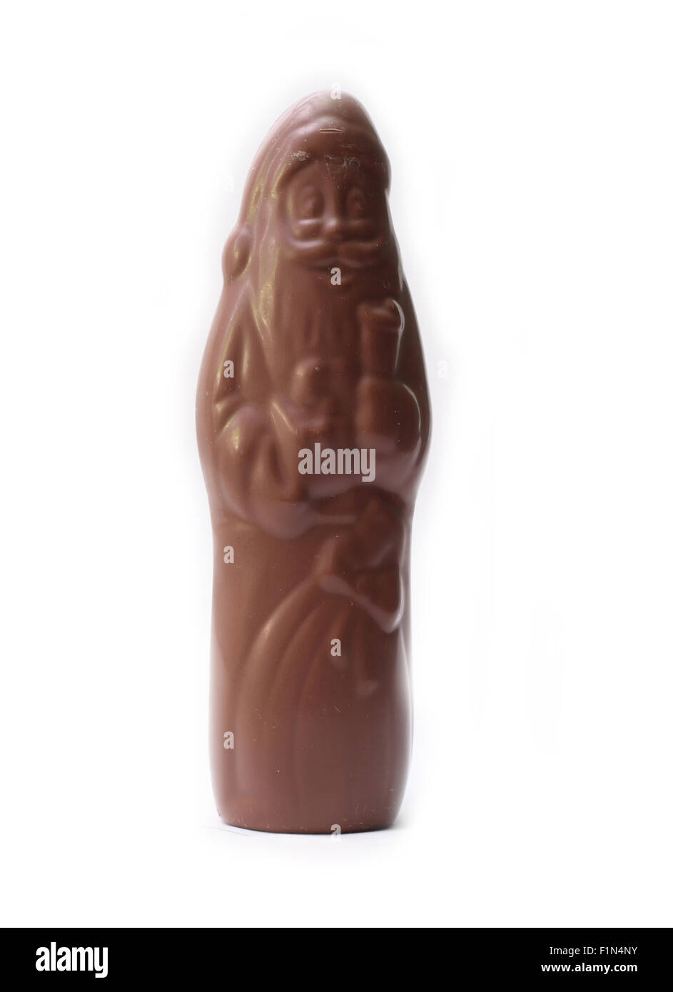 Chocolate Father Christmas Stock Photo - Alamy