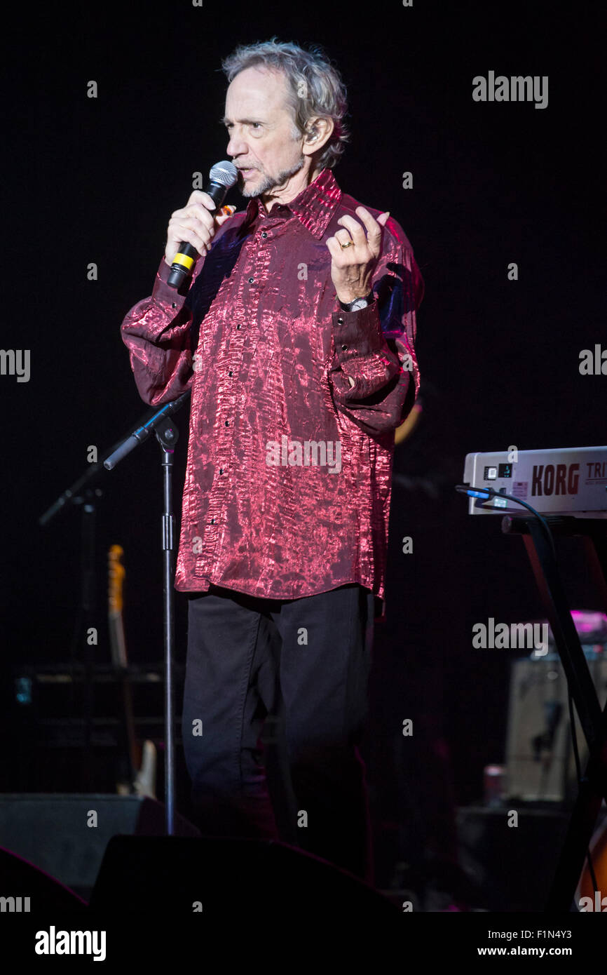 London, UK 4th Sept 2015. Monkees Live Performance, Peter Tork, Hammersmith Eventim Credit:  Robert Stainforth/Alamy Live News Stock Photo