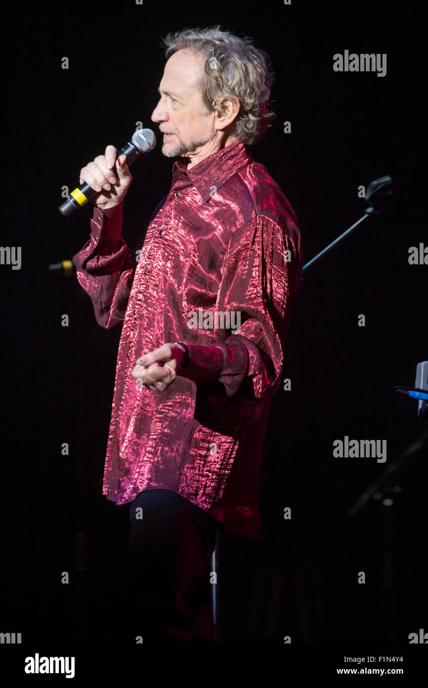 London, UK 4th Sept 2015. Monkees Live Performance, Peter Tork, Hammersmith Eventim Credit:  Robert Stainforth/Alamy Live News Stock Photo
