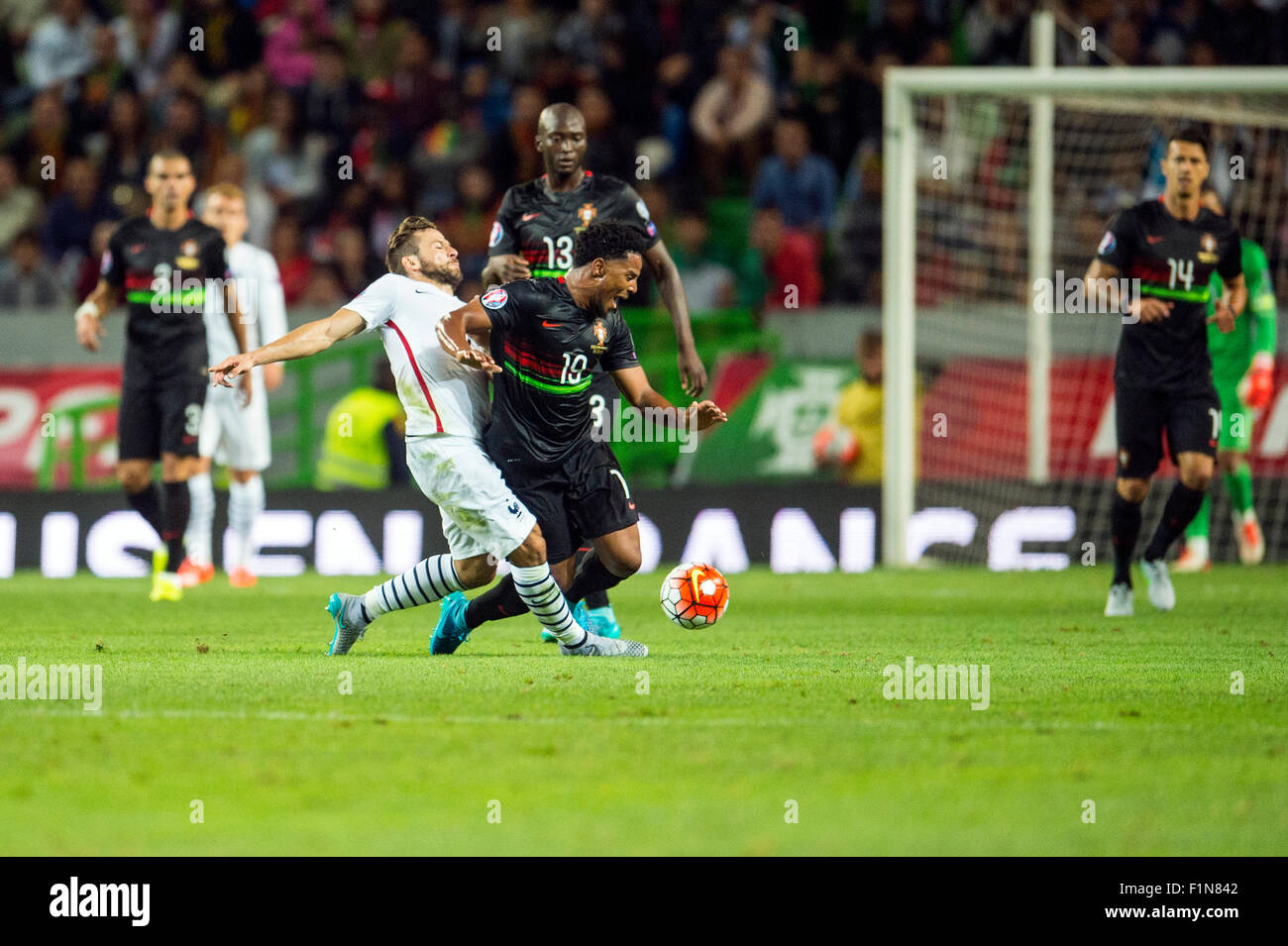 Portugal 4th September 15 Euro16 Qualifying Portugal V France Preparation Game For The European 16 Between Portugal 0 And France 1 Credit Goncalo Silva Alamy Live News Stock Photo Alamy