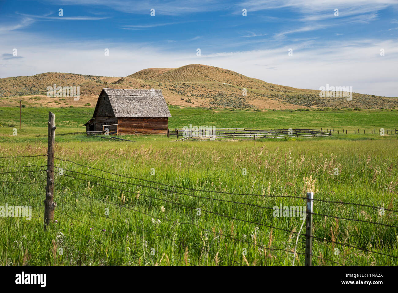 Axial, Colorado - Colorado ranch. Stock Photo