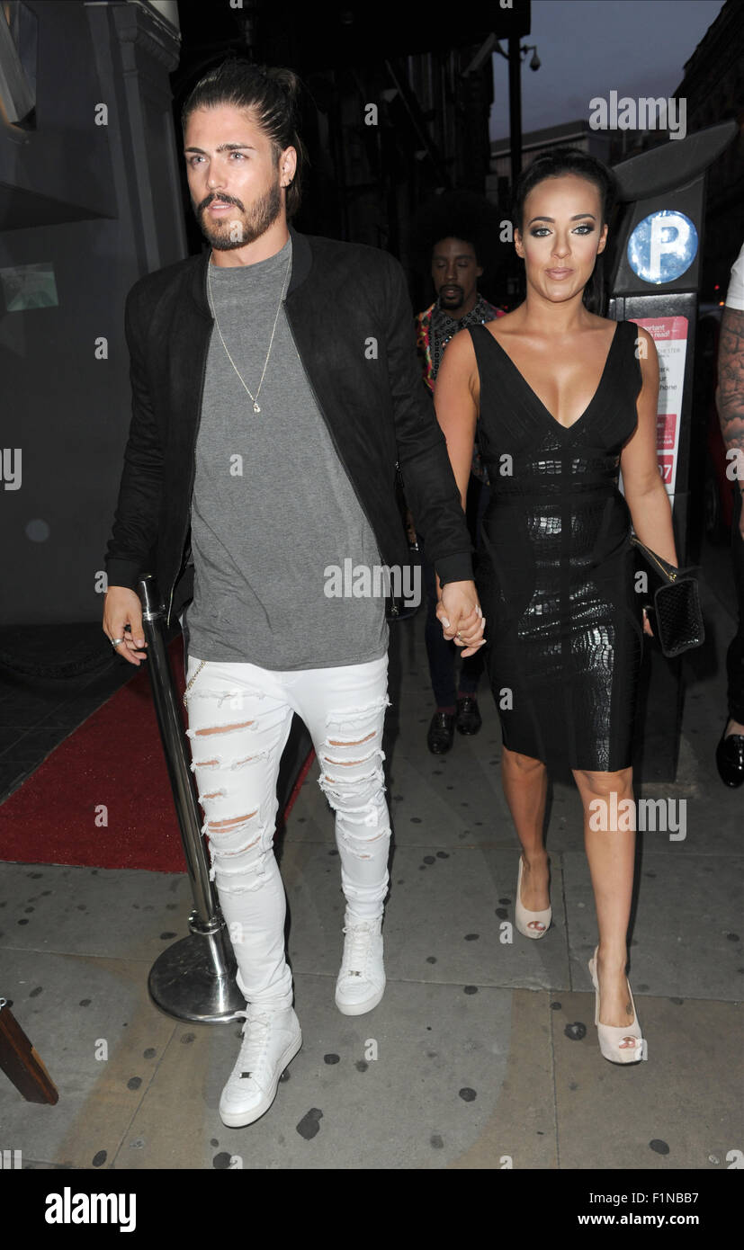 Hollyoaks star Steph Davis out on the town with new boyfriend Sam Reece