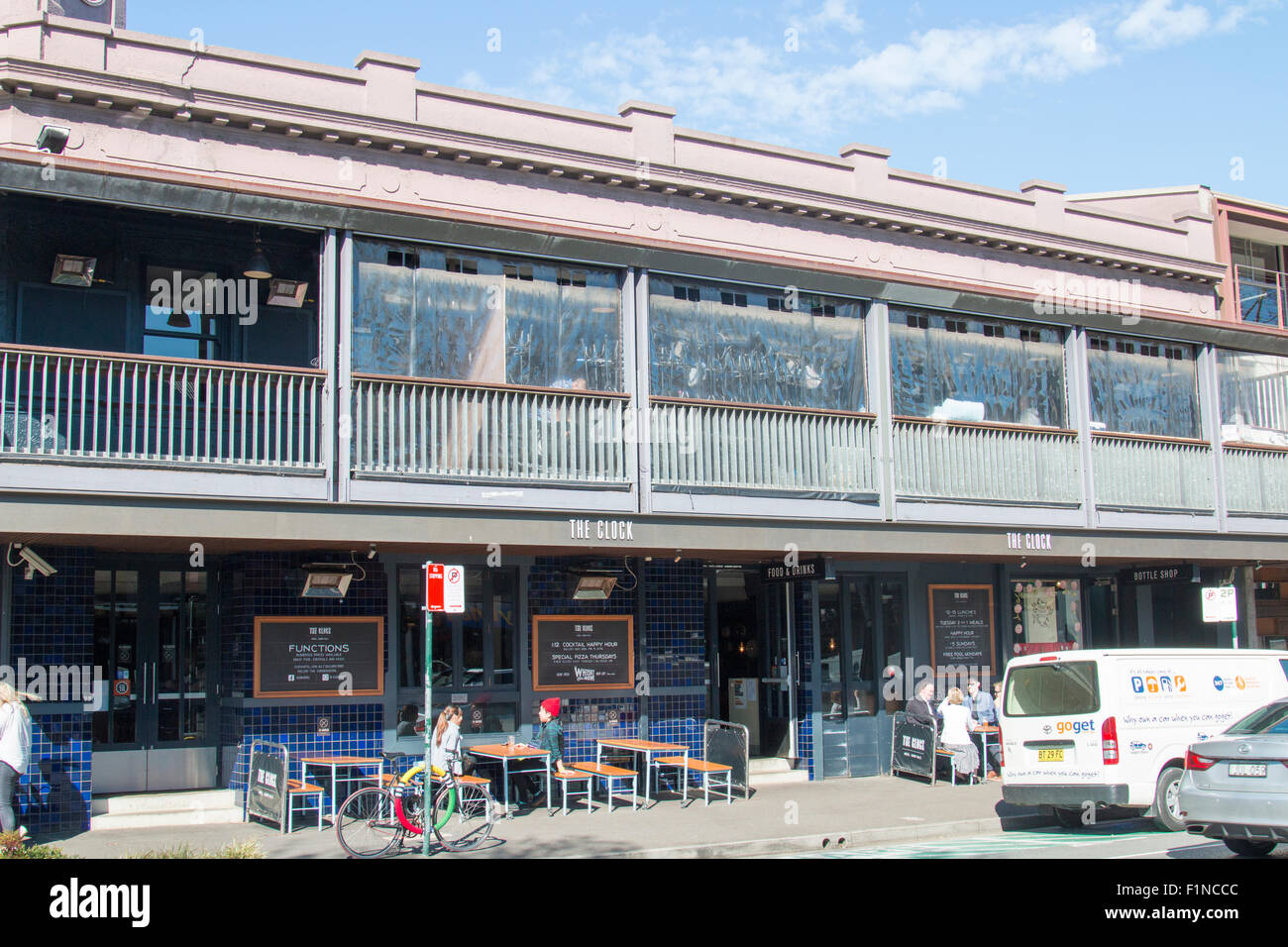 Clock bar pub hotel in Crown street,Surry Hills,Sydney,Australia Stock