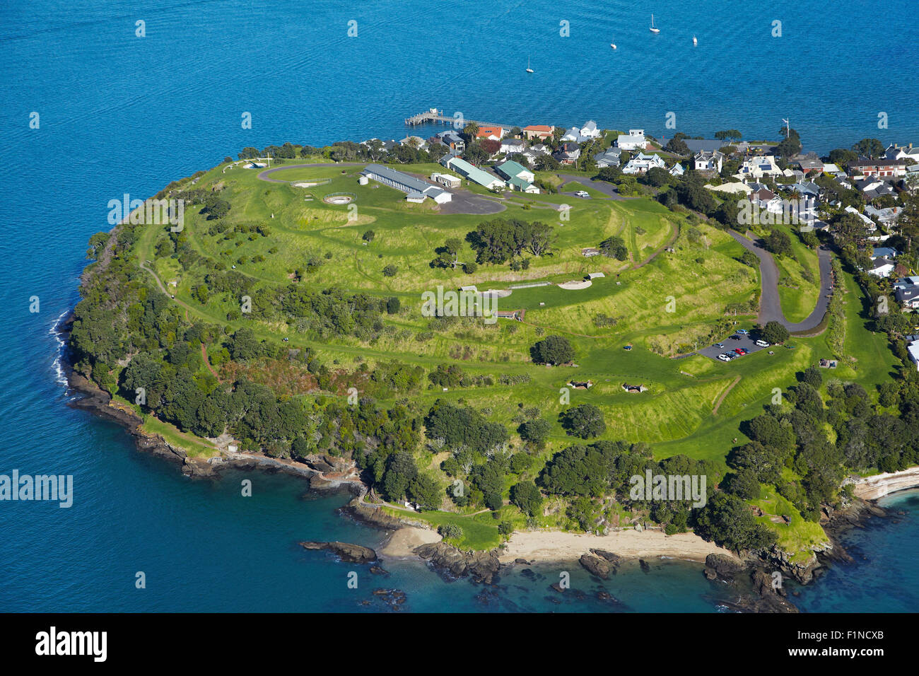 North Head, Devonport, Auckland, North Island, New Zealand aerial