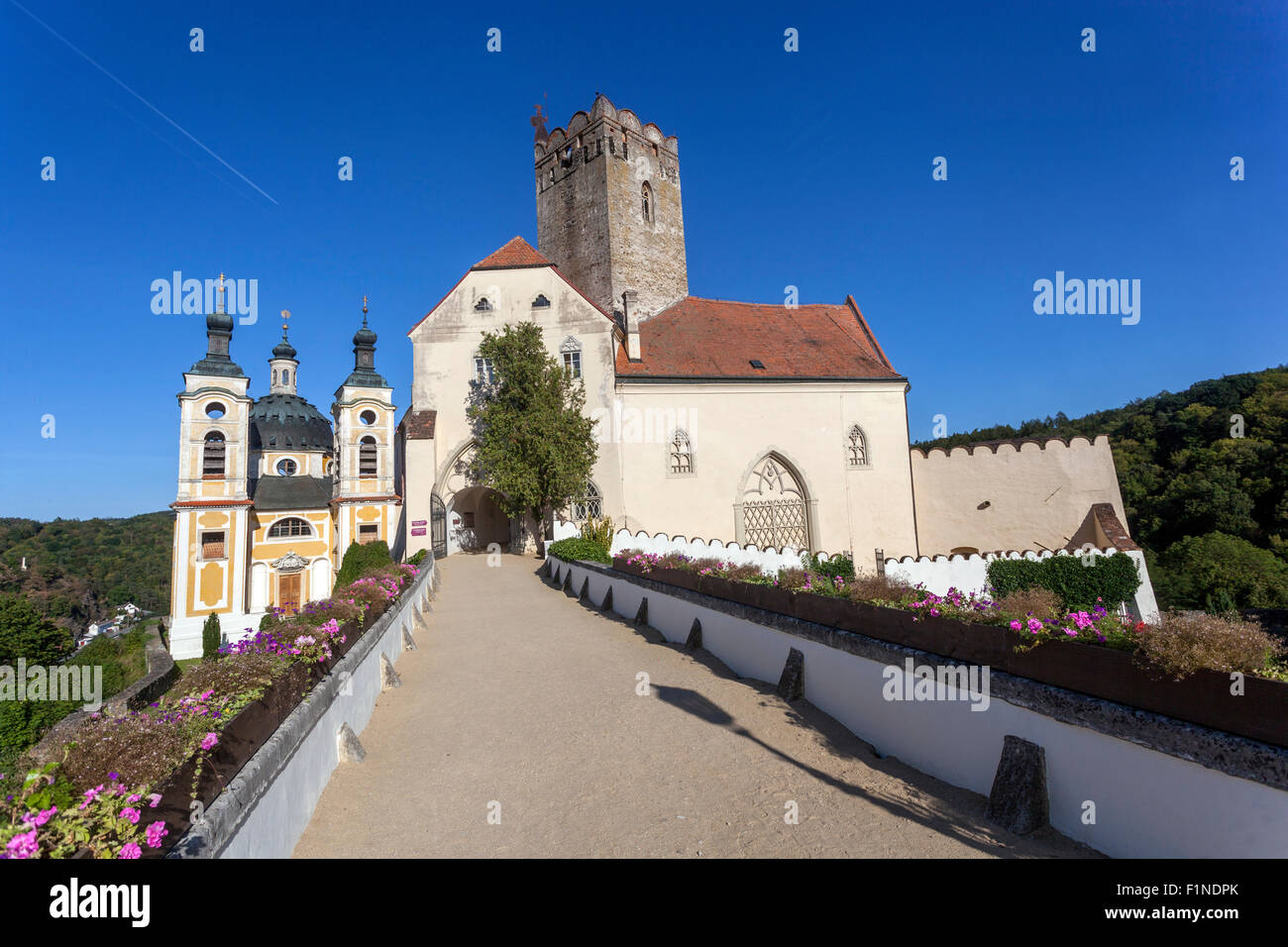 Castle, Vranov Nad Dyji, South Moravia, Czech Republic, Europe Stock Photo