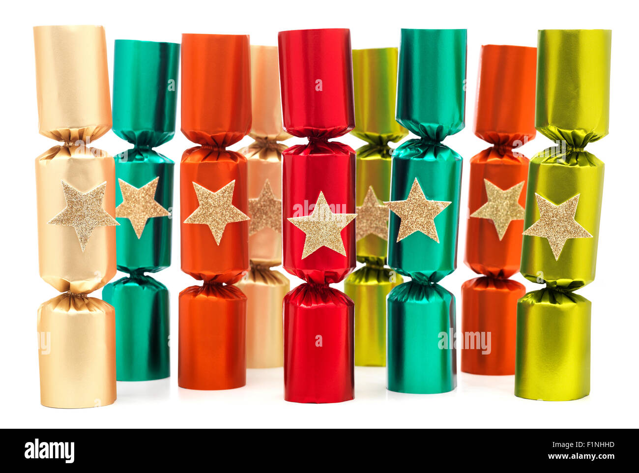 A group of Christmas Crackers Stock Photo Alamy