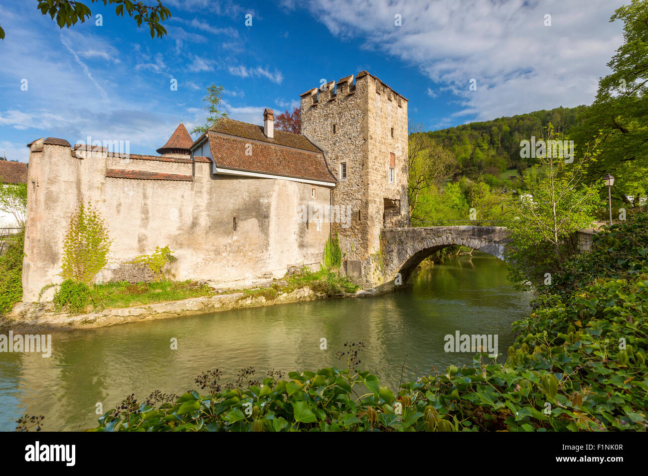 Zwingen Castle, Canton BaselLandschaft, Switzerland Stock Photo Alamy