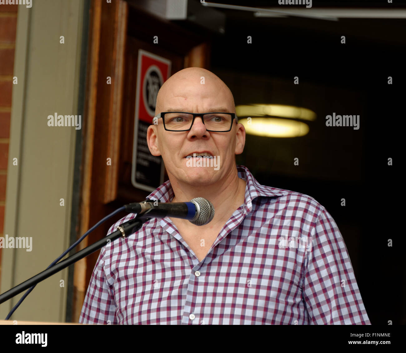 Sydney, Australia. 5th September, 2015. Marrickville Mayor, Mark