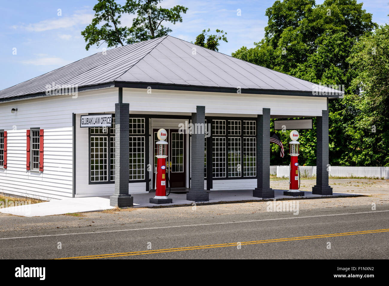 Glubiak Law Office, Restored Gas Station, 19840 King William Road, King