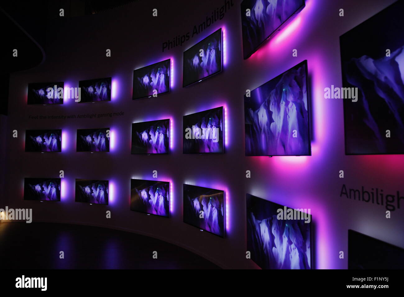 Berlin, Germany. 4th September, 2015. IFA 2015, Philips Ambilight Television Credit:  Stefan Papp/Alamy Live News Stock Photo