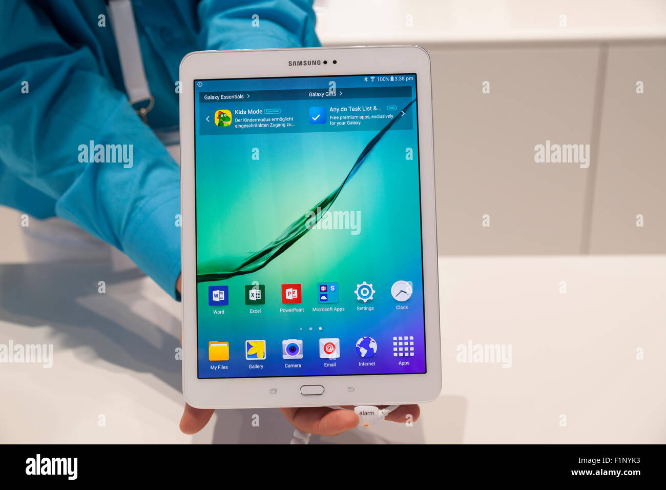 IFA 2015, Samsung Galaxy Tab S2 Stock Photo