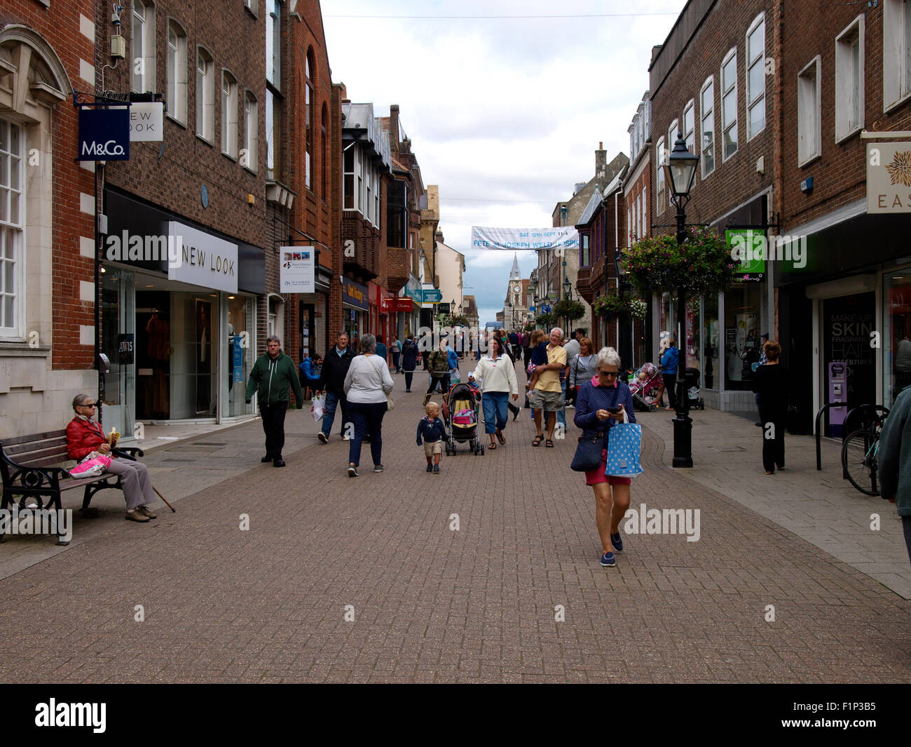 Dorchester town centre, Dorset, UK Stock Photo Alamy