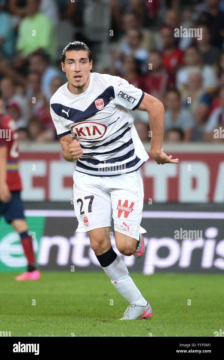 Enzo CRIVELLI - 23.08.2015 - Lille / Bordeaux - 3eme journee Ligue 1.Photo  : Nolwenn Le Gouic / Icon Sport Stock Photo - Alamy