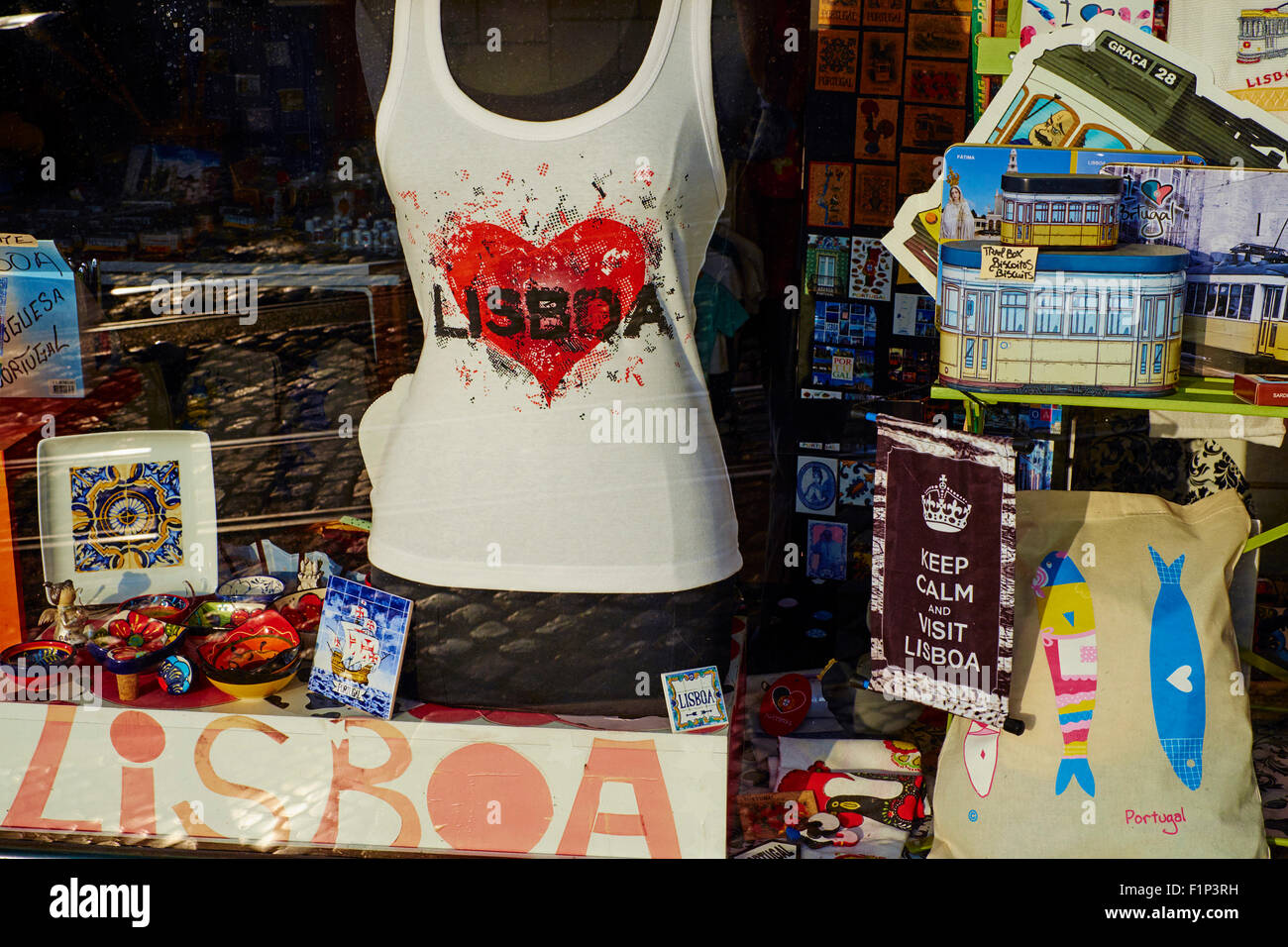Portugal, Lisbon, souvenir shop Stock Photo 87152453 Alamy
