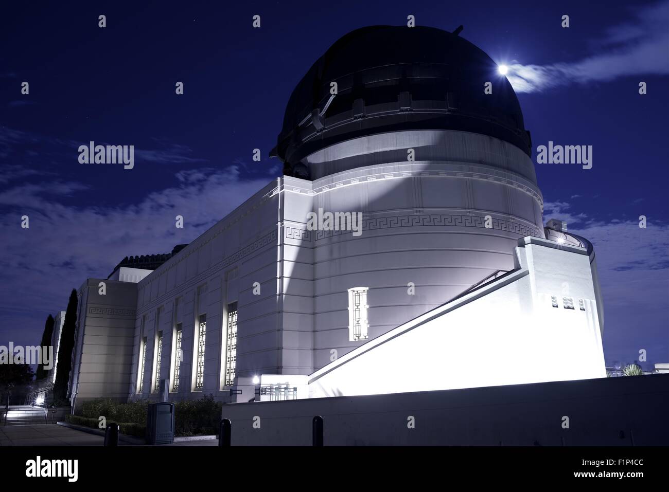 Griffith Park and Observatory in Los Angeles, California, USA. Observatory at NIght. California Photography Collection. Stock Photo