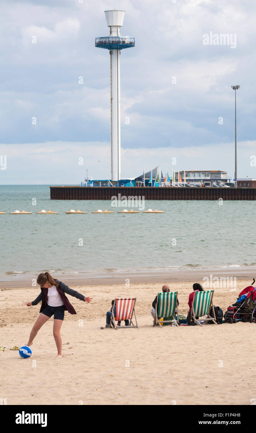Weymouth, Dorset, UK. 5 September 2015. UK weather dry day with some