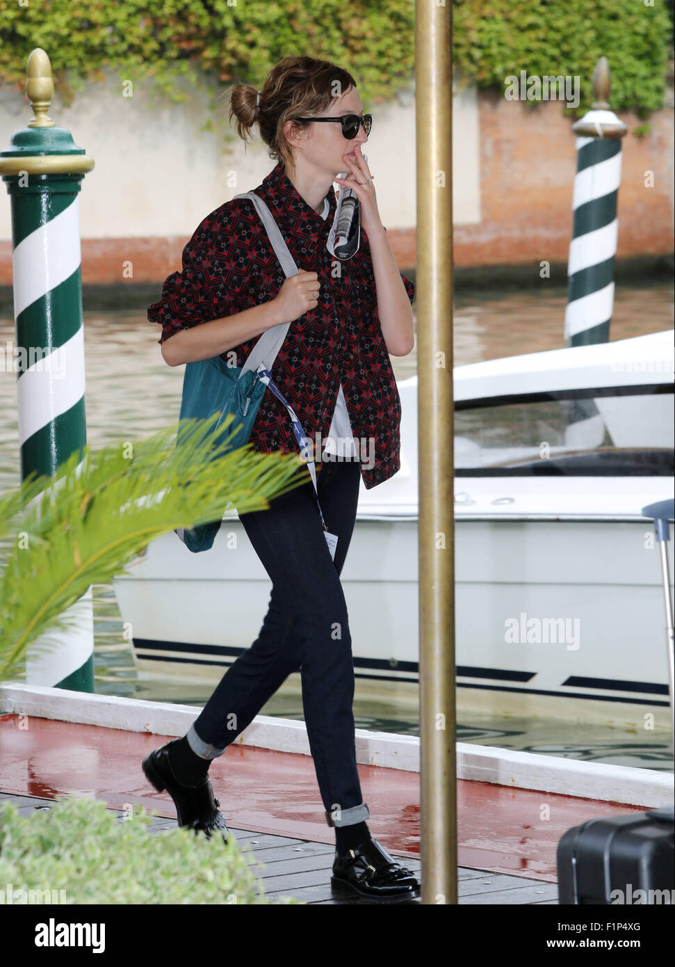 Venice, Italy. 5th September, 2015. Alba Rohrwacher sightings at Excelsior Hotel during the 72nd Venice Film Festival on 5 September,2015 in Venice Credit:  Andrea Spinelli/Alamy Live News Stock Photo