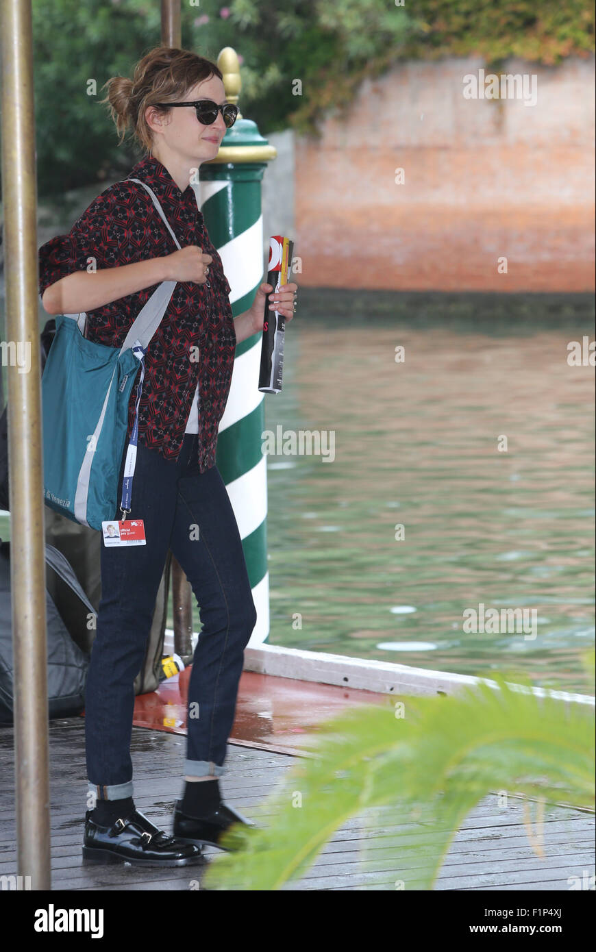 Venice, Italy. 5th September, 2015. Alba Rohrwacher sightings at Excelsior Hotel during the 72nd Venice Film Festival on 5 September,2015 in Venice Credit:  Andrea Spinelli/Alamy Live News Stock Photo