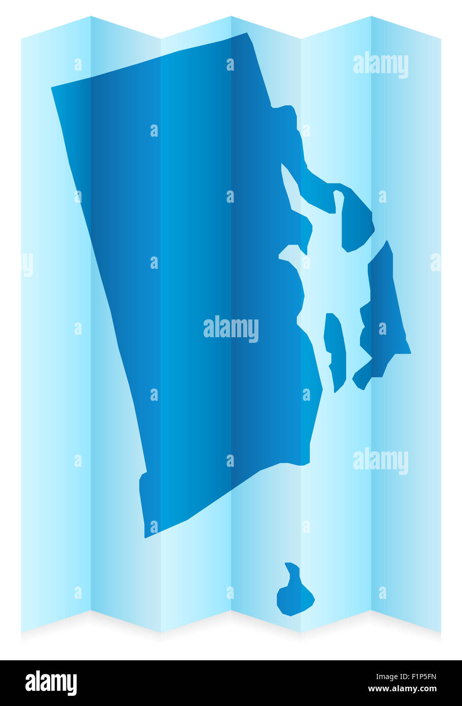 Vector map Providence Rhode Island