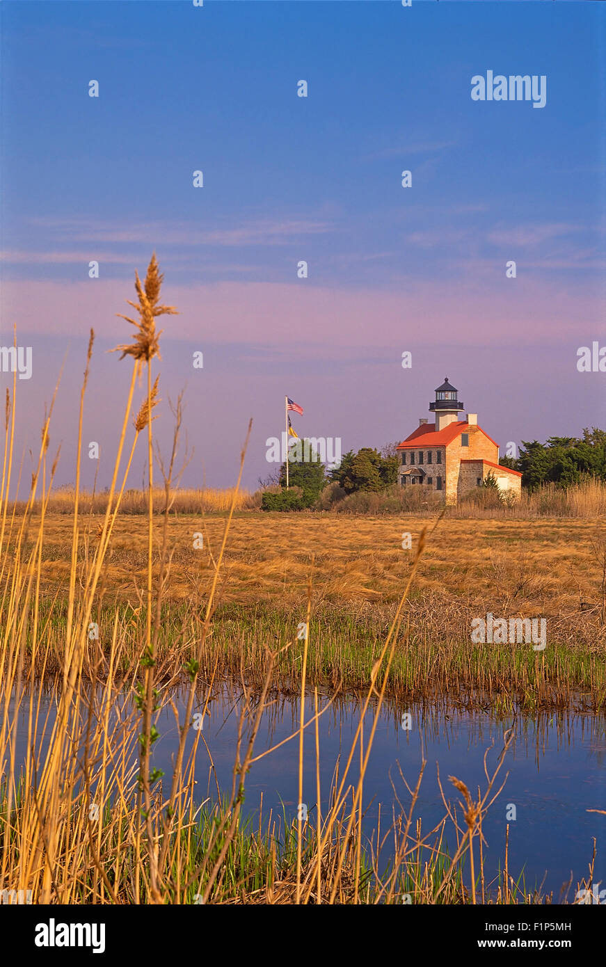 East Point Lighthouse, Bivalve, New Jersey, USA Stock Photo