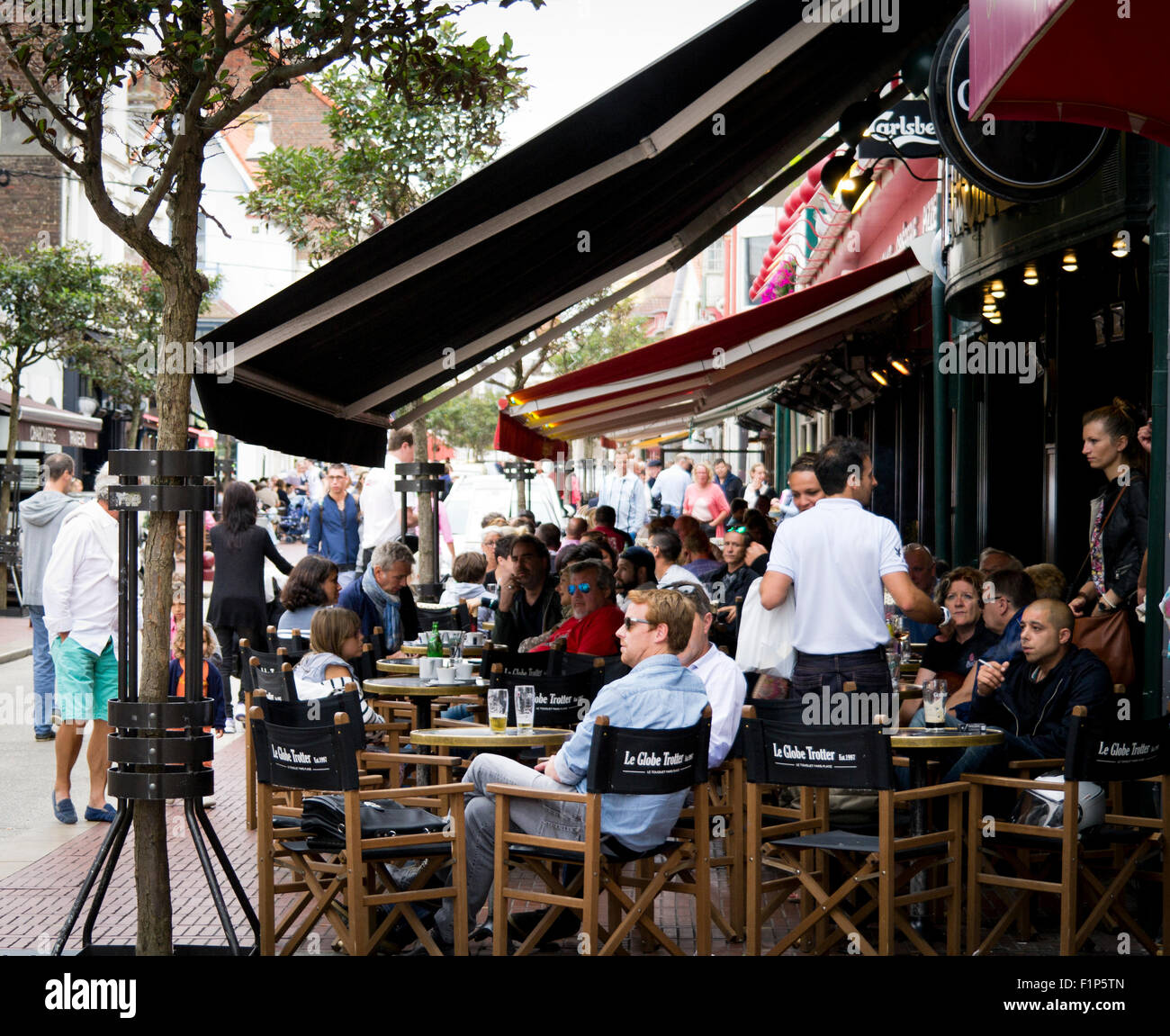 Le Touquet cafe France Stock Photo - Alamy