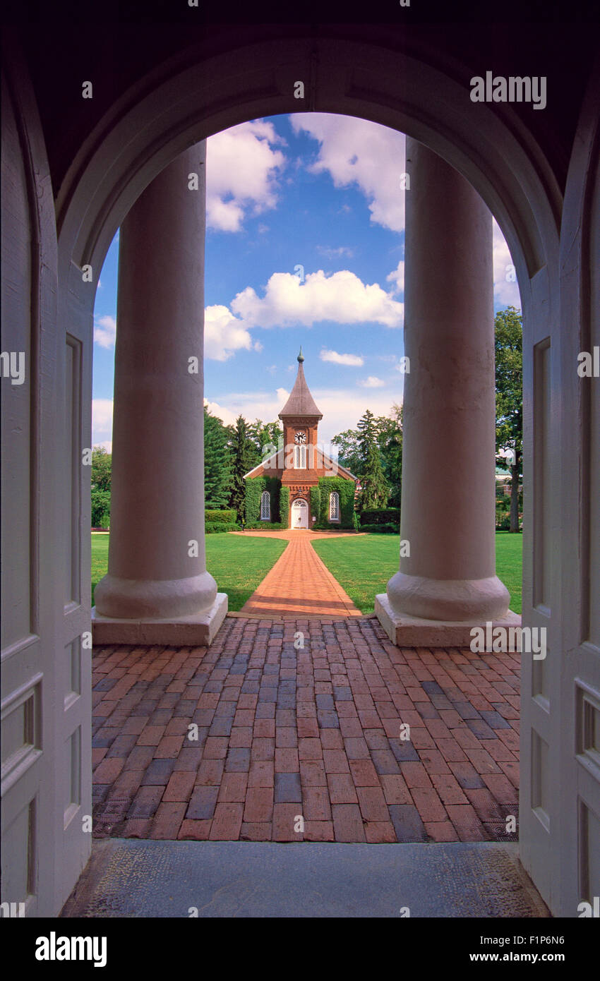 Lee Chapel, Washington & Lee University, Lexington, Virginia, USA Stock Photo
