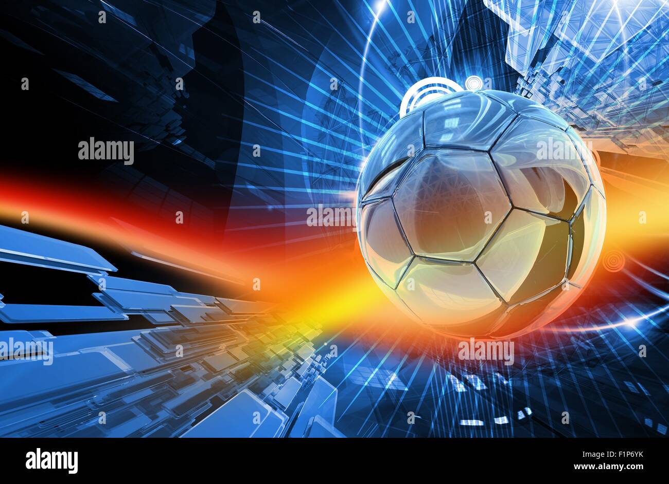 Global Football Action Background. Cool Blur-Red Action Background - Soccer  Theme ( European Football ) 3D Render Illustration Stock Photo - Alamy