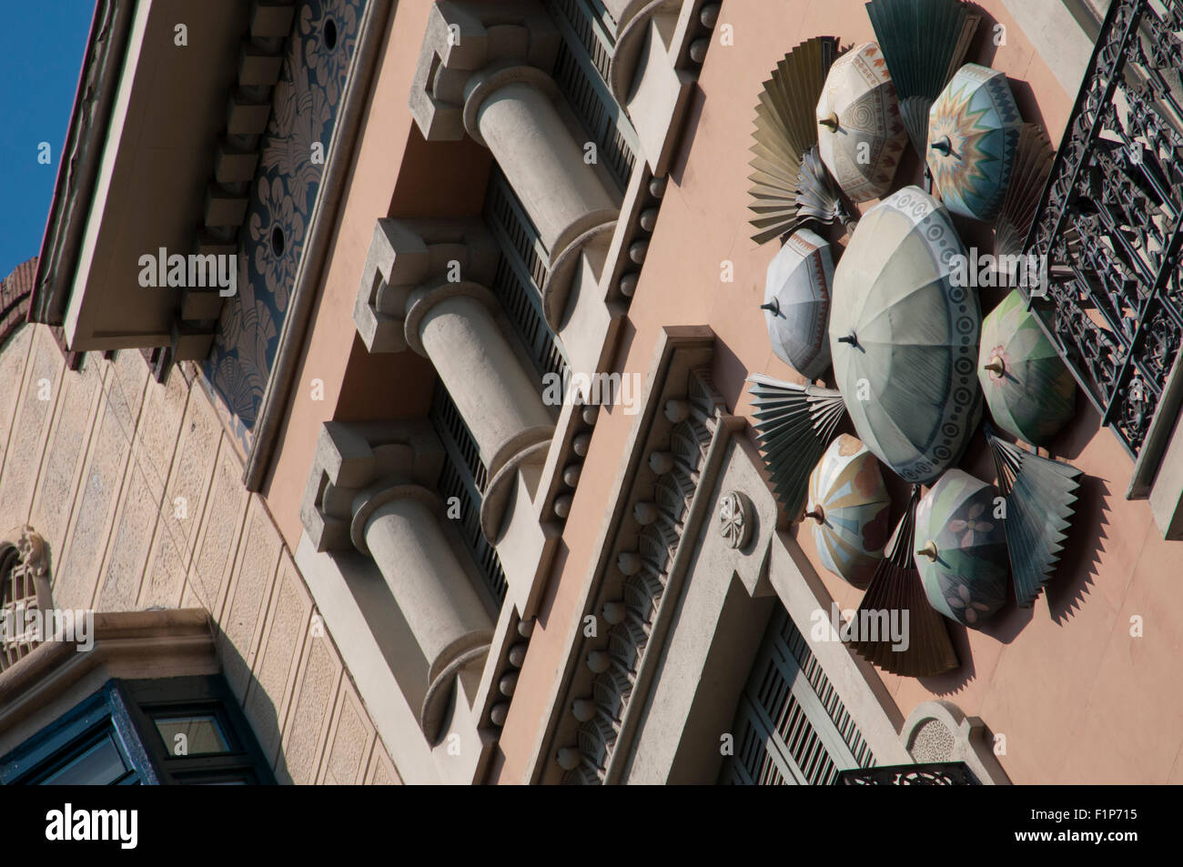 House of Umbrellas, La Rambla, Barcelona Stock Photo Alamy