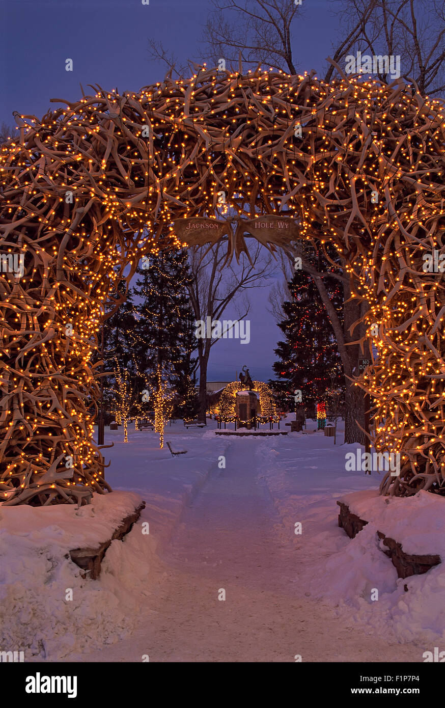 Jackson wyoming downtown hires stock photography and images Alamy