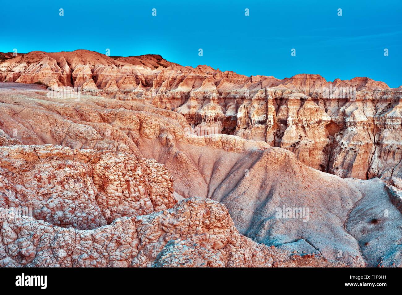 Badlands Stones - Badlands Landscape HDR Photography Stock Photo - Alamy