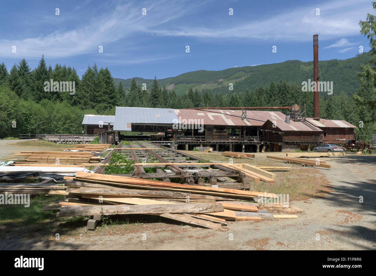 Steam driven saw mill hires stock photography and images Alamy