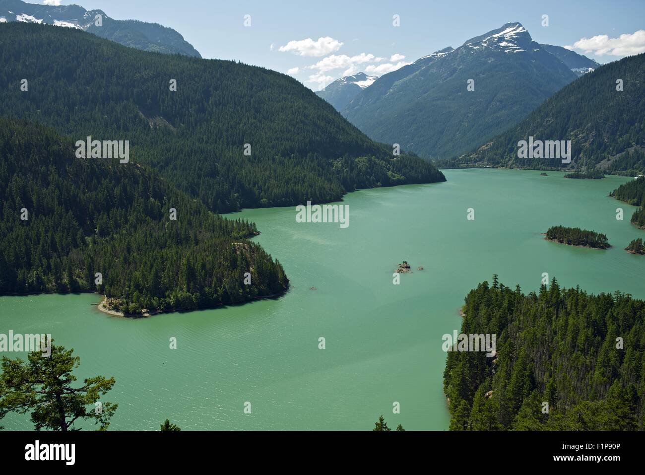 North Cascades National Park, Washington State, U.S.A. - Diablo Lake ...