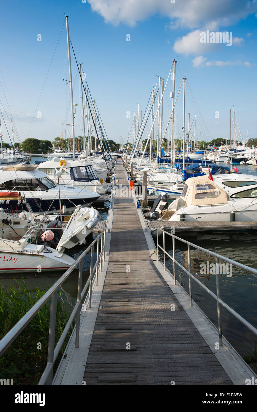 Chichester Marina Stock Photo Alamy
