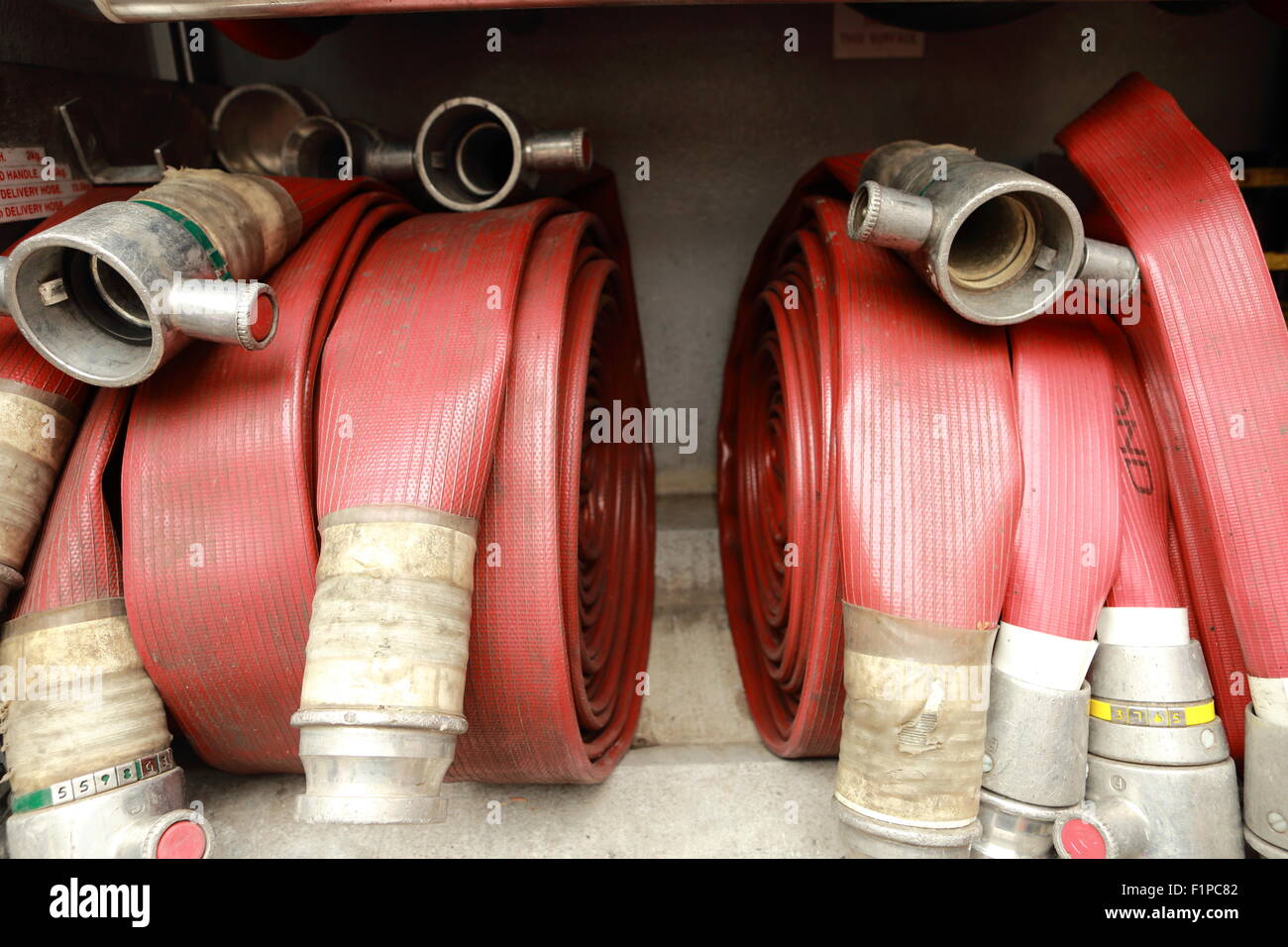 London Fire Brigade Fire Station and Fire Engines Stock Photo Alamy