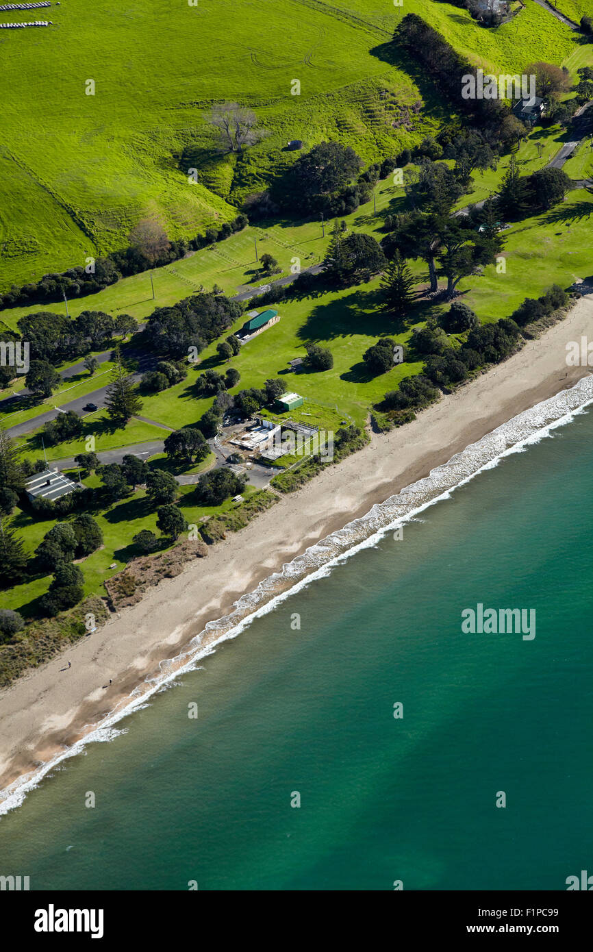 Long Bay, Auckland, North Island, New Zealand aerial Stock Photo Alamy