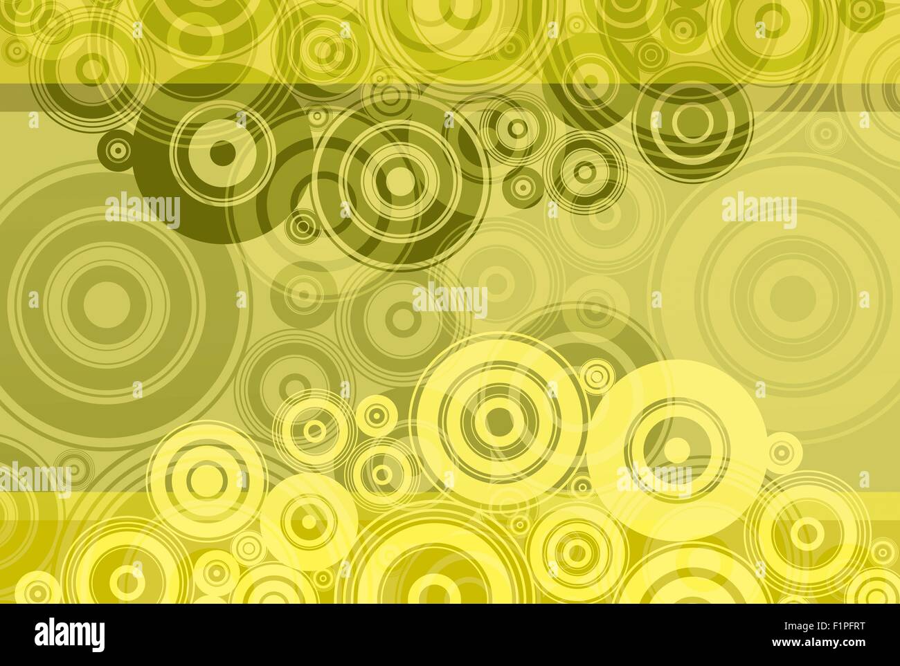 Green Circles Background. Simple Circles Background Illustration Stock ...