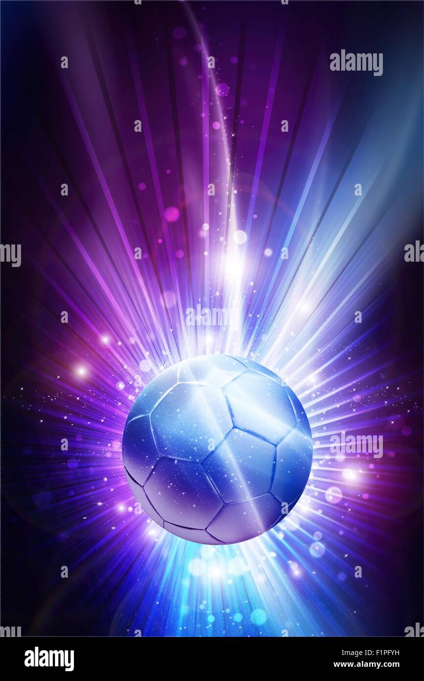 Soccer All Stars Cool Glowing Stars Soccer Theme Background Stock Photo Alamy