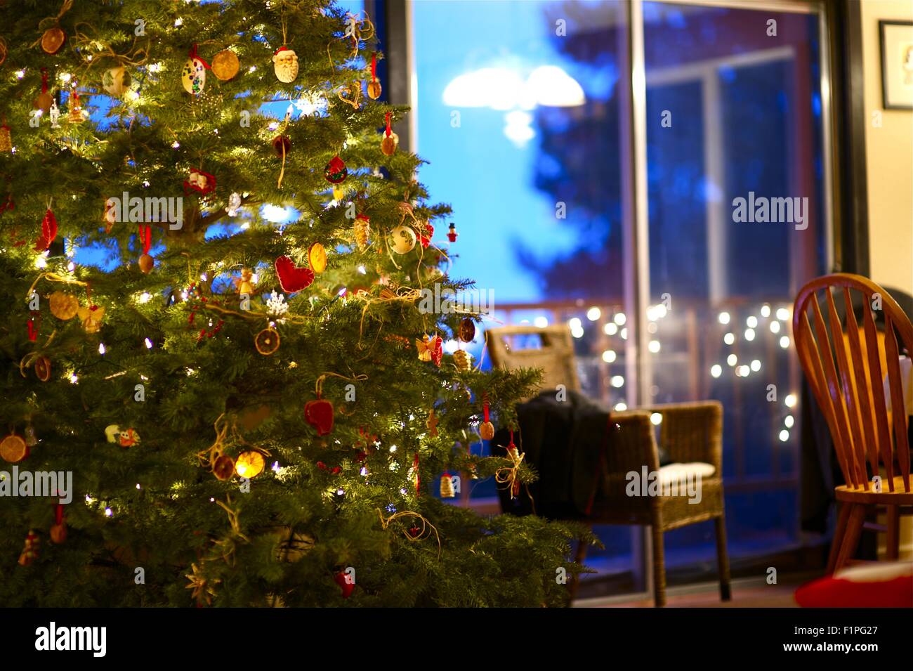 Christmas Dinner Holiday Decoration Christmas And Empty Chairs