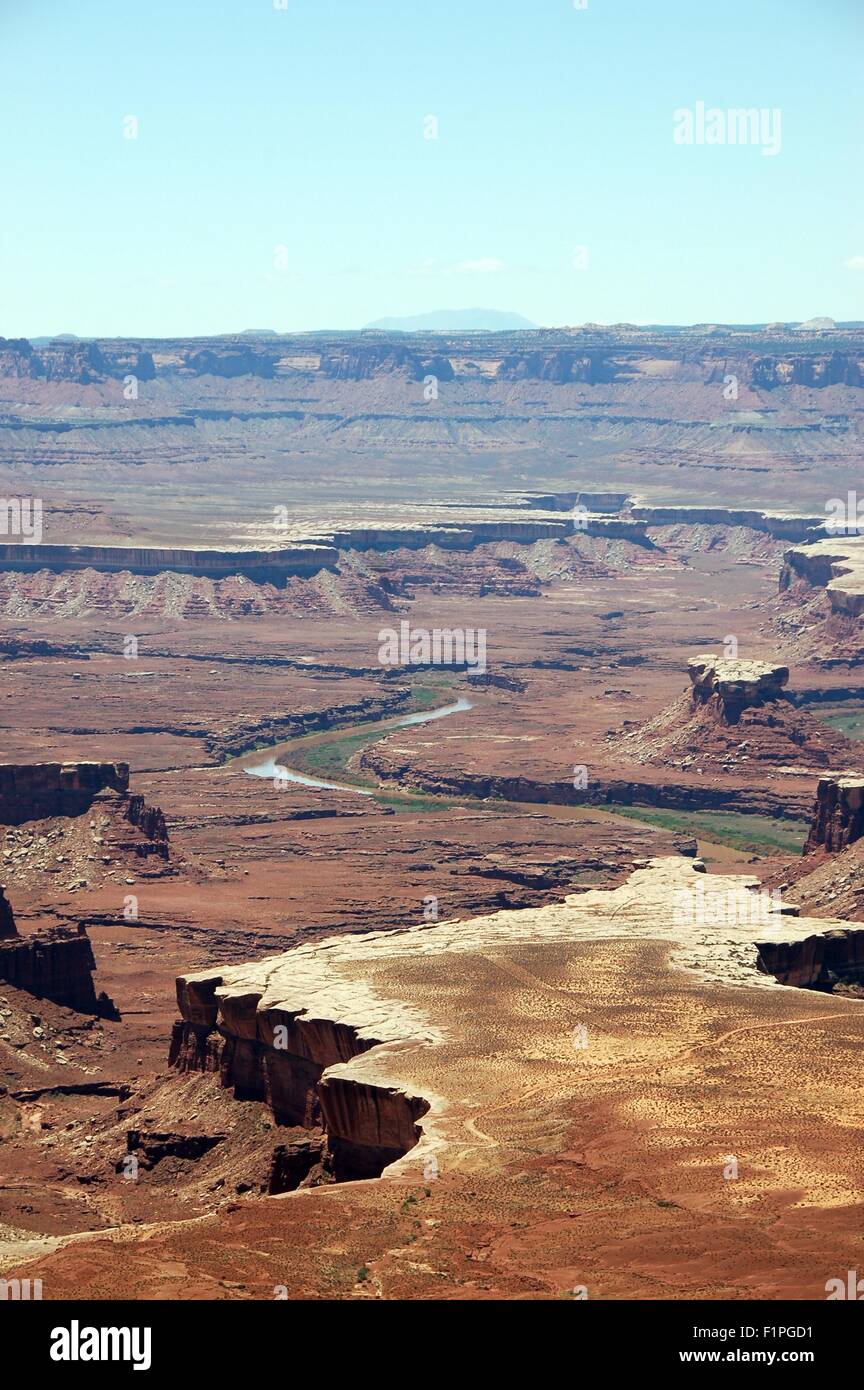 The Canyonlands. Canyonlands National Park Preserves one of the Last, Relatively Undisturbed Areas of the Colorado Plateau. Utah Stock Photo