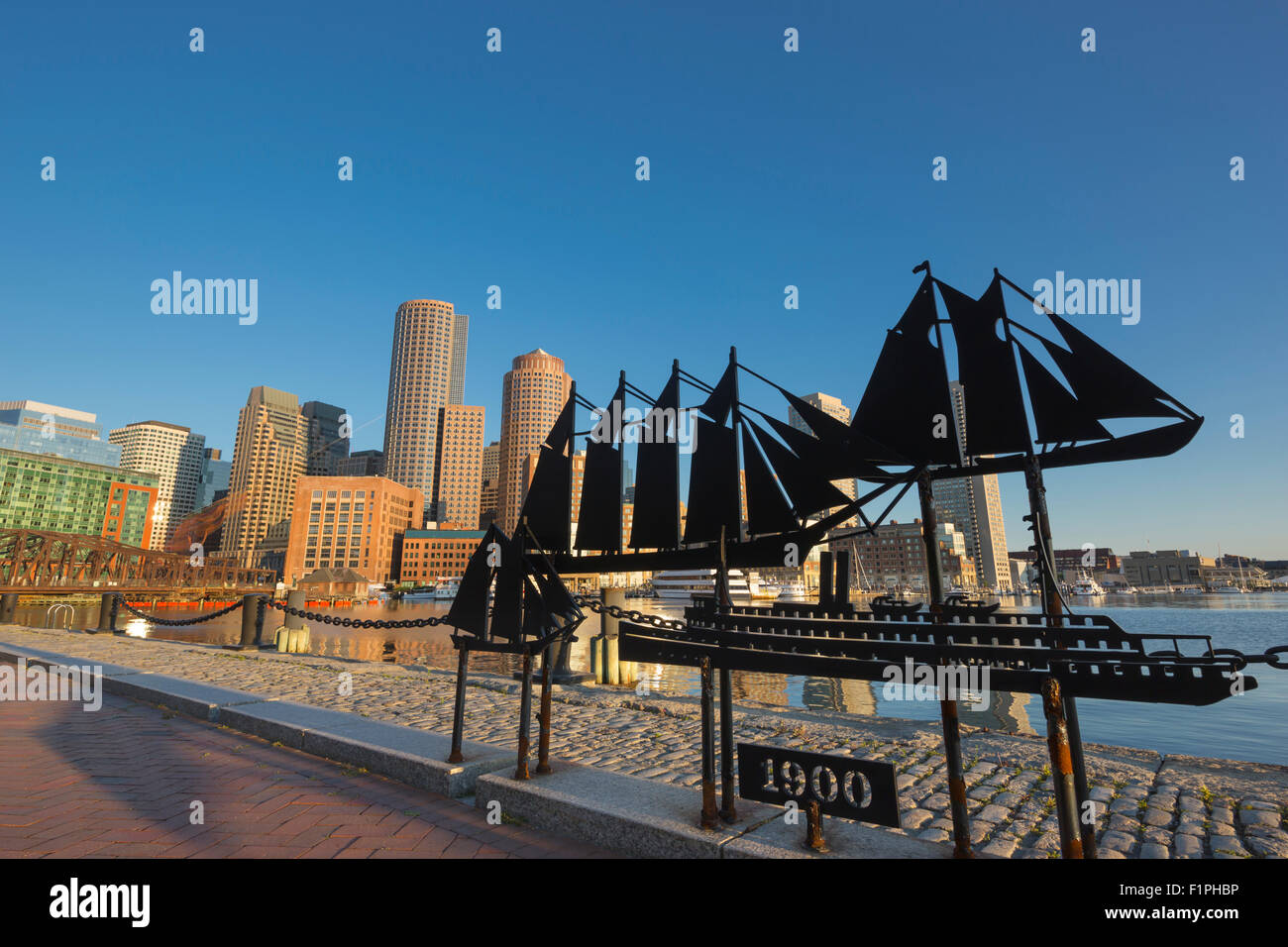 HISTORIC SHIP SCULPTURES FAN PIER HARBORWALK ROWES WHARF DOWNTOWN