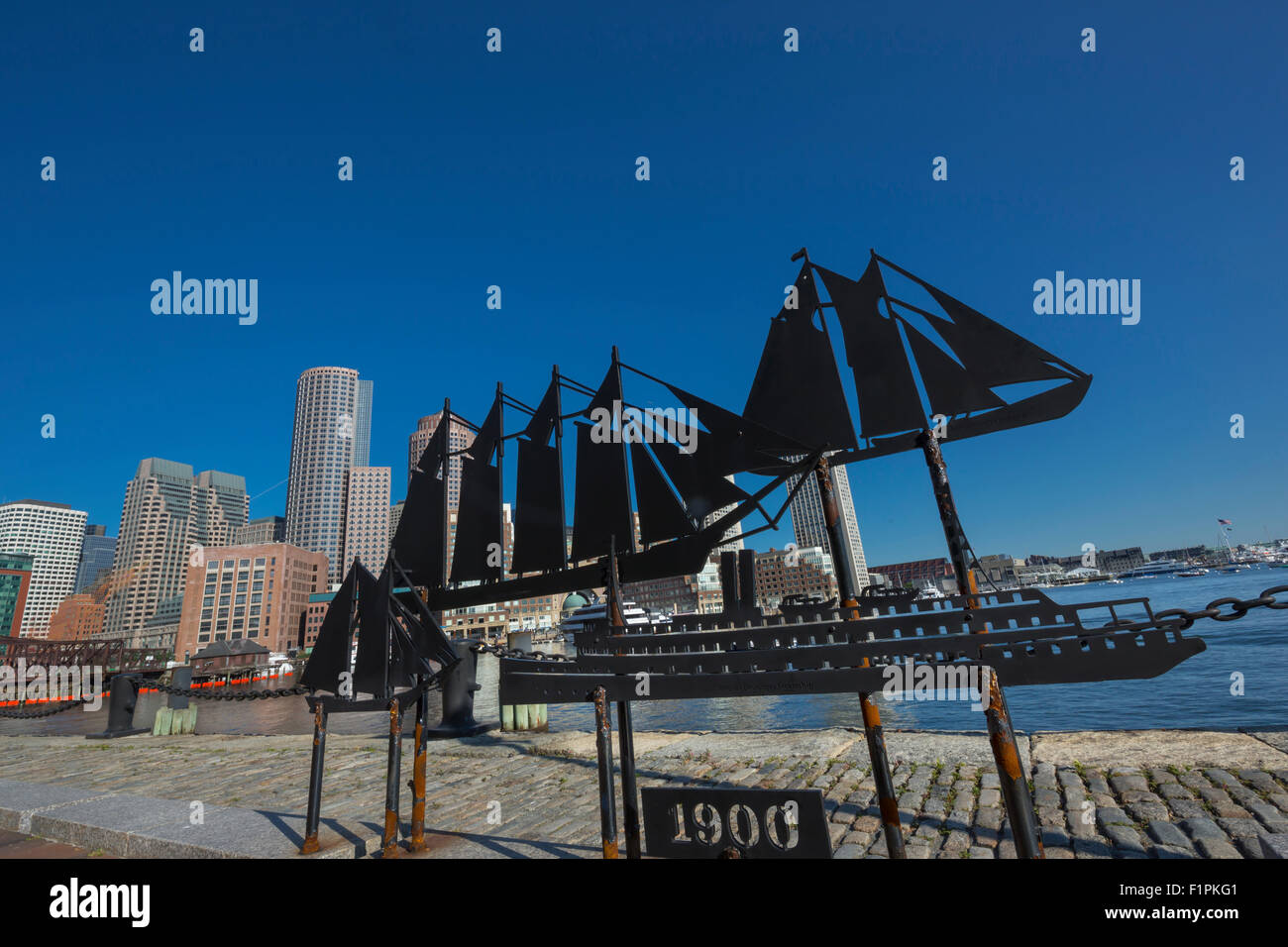 HISTORIC SHIP SCULPTURES FAN PIER HARBORWALK ROWES WHARF DOWNTOWN