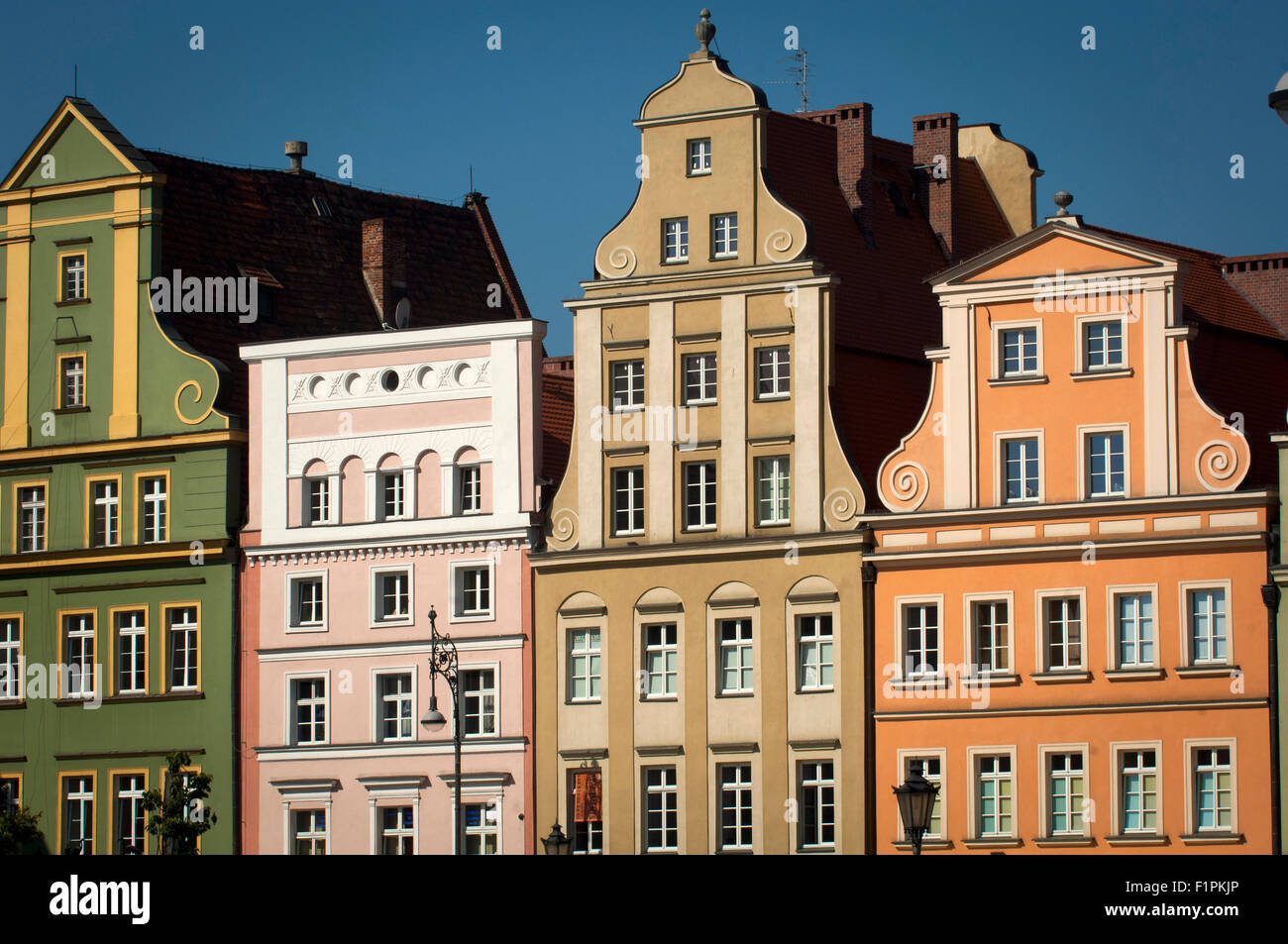 Houses in the Reynek,Wroclaw,Poland Stock Photo Alamy