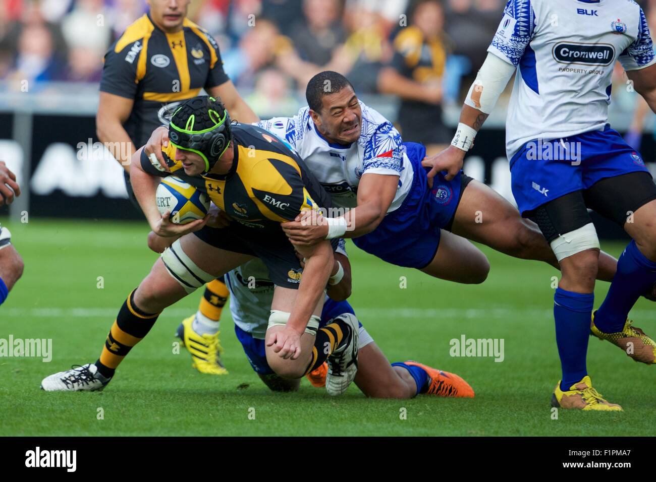 Coventry, UK. 05th Sep, 2015. Rugby World Cup Warm Up. Wasps versus ...