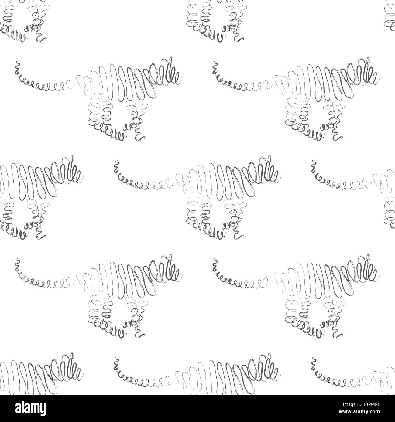Tiger seamless pattern Vector Illustration Stock Vector