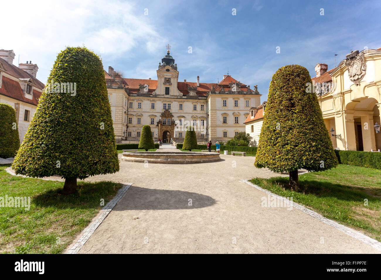 Castle, Valtice, UNESCO, South Moravia, Czech Republic, Europe Stock Photo