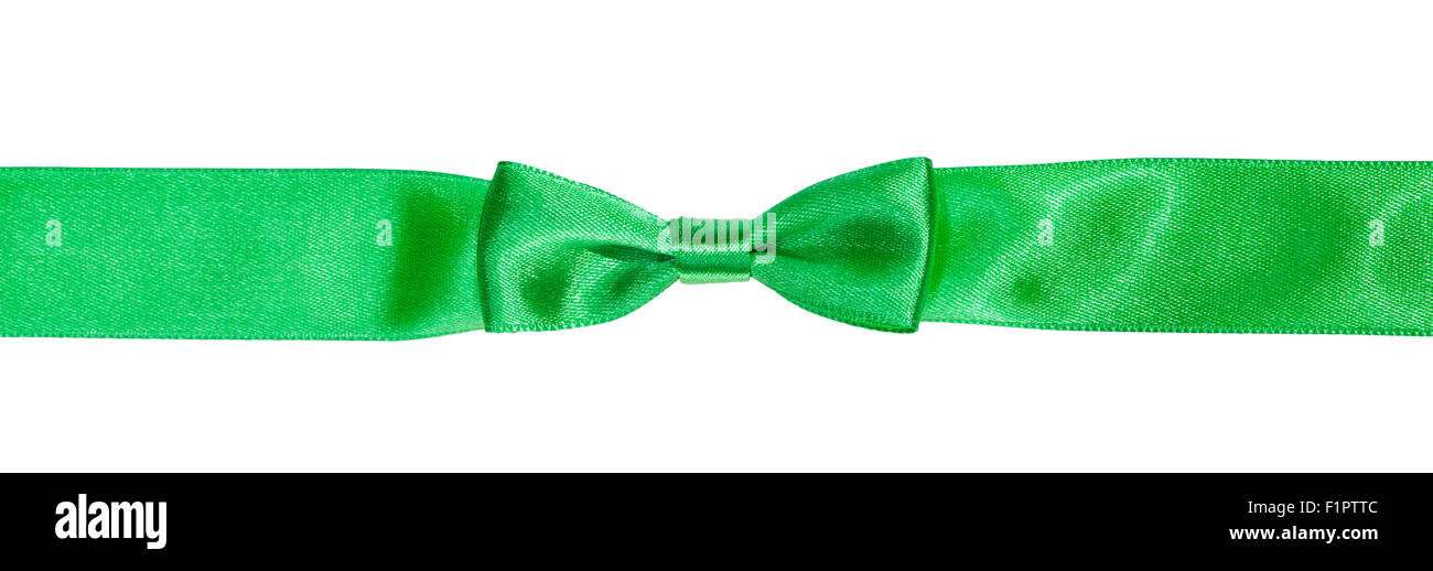 Green silk bow hi-res stock photography and images - Alamy